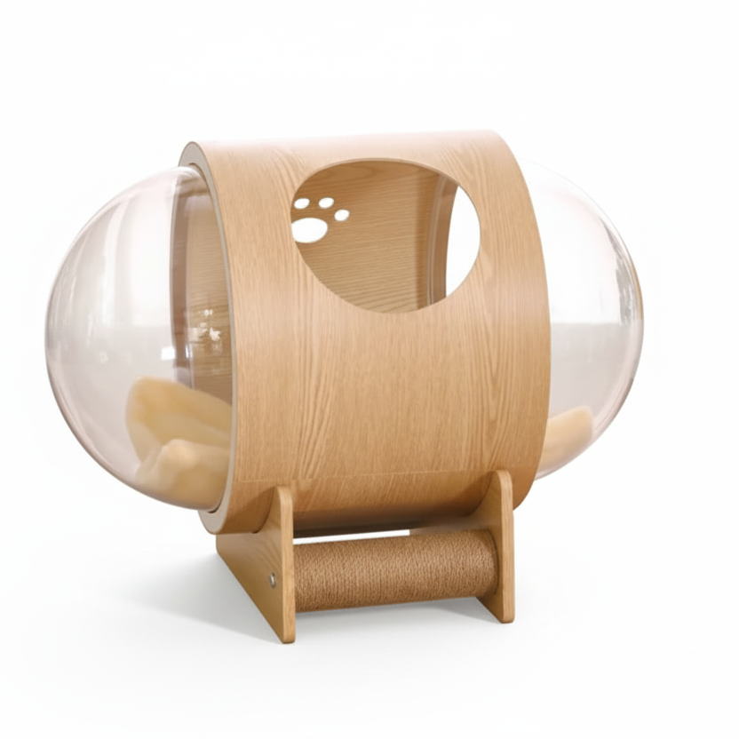 Nid Dôme Transparent pour chat