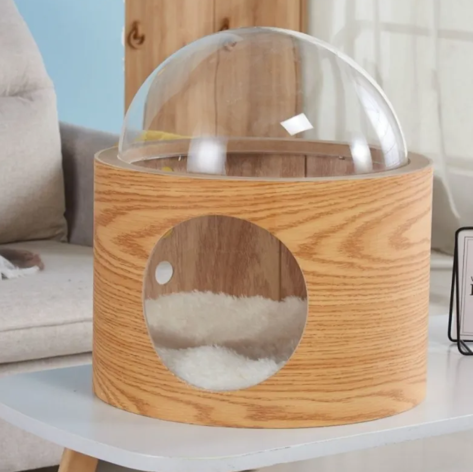 Nid Dôme Transparent pour chat